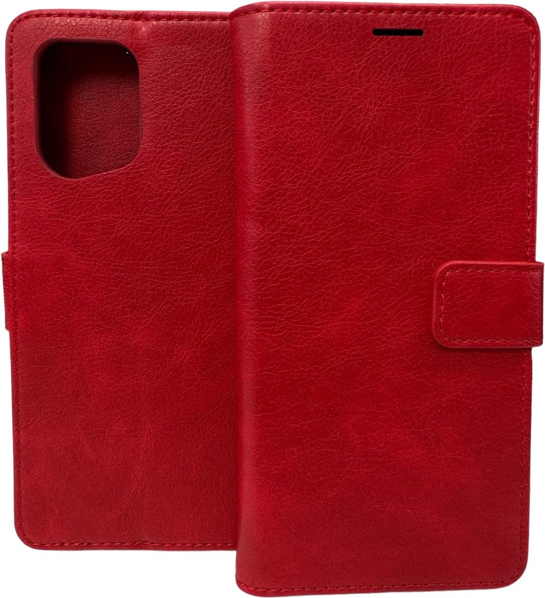Portemonnee Book Case Hoesje Geschikt voor: Oppo Find X5 Pro - rood