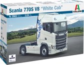 1:24 Italeri 3965 Scania S770 V8 - Wit - Truck 4x2 Plastic Modelbouwpakket