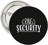 Button Ring Security - button - trouwring - security - ring - badge - trouwen - huwelijk - bruiloft