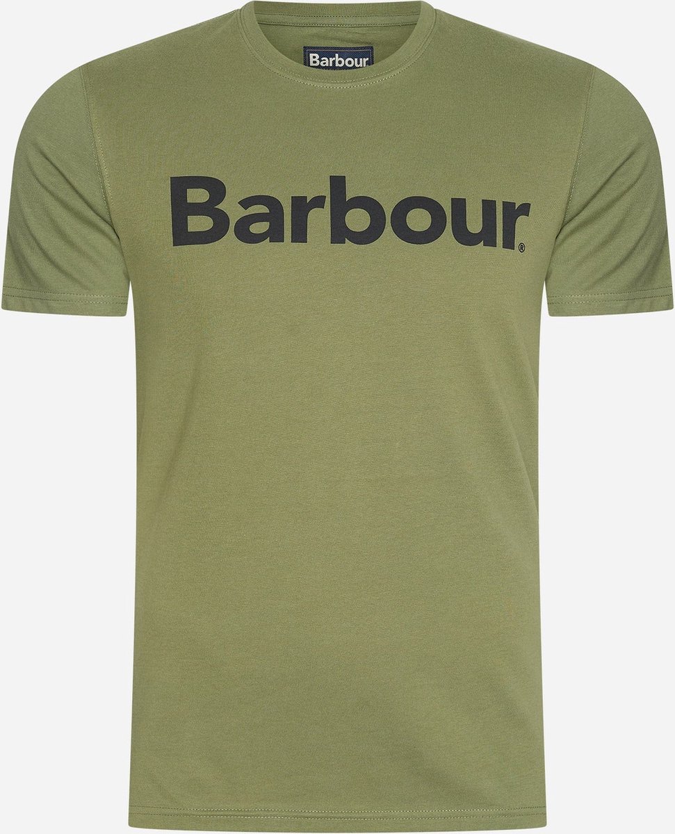 Barbour Logo tee - burnt olive