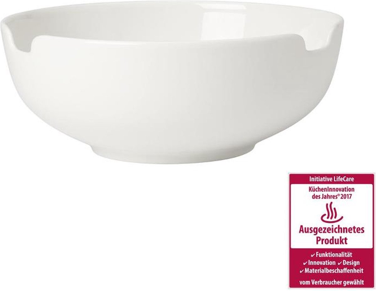 Villeroy & Boch - Soup Passion Bol à Soupe, Grand Bol à Soupe En Porcelaine Premium Avec Encoche Pour Baguettes, Pour Soupes Asiatiques, Blanc, 20,5 Cm : Villeroy & Boch