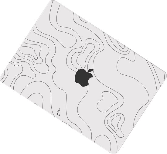 Lunso - MacBook Air 13 pouces M2 (2022) - pochette - Land Lines