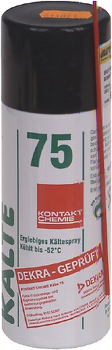 Kontakt Chemie – Kälte 75 koeler Spray – 200ml – niet brandbaar, tot -52°C