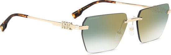 Dsquared2 D2 0102/S Ovaal Metaal Met spiegelglazen Heren Zonnebril van Dsquared2 — afbeelding 5