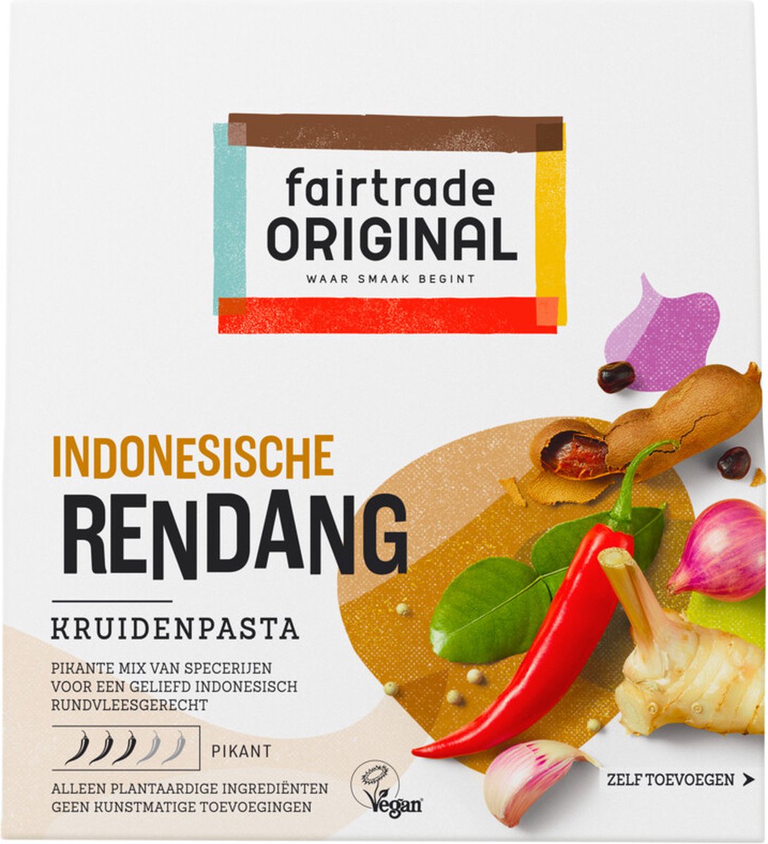 Fairtrade Original Boemboe Rendang - 6 x 75 gr - Voordeelverpakking