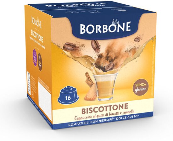 Caffè Borbone Selection - Dolce Gusto - Biscottone - 16 capsules