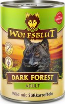 6x Wolfsblut Adult Dark Forest Hondenvoer 395 gr