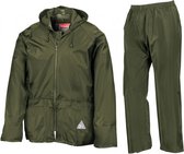 Donker groene regenpak van Result XL