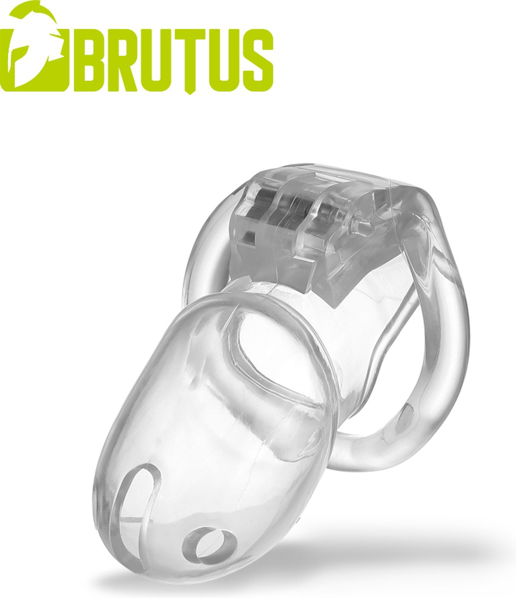 Goedkoopste BRUTUS Stealth Cage - Chastity Cage Kuisheidskooi - Clear