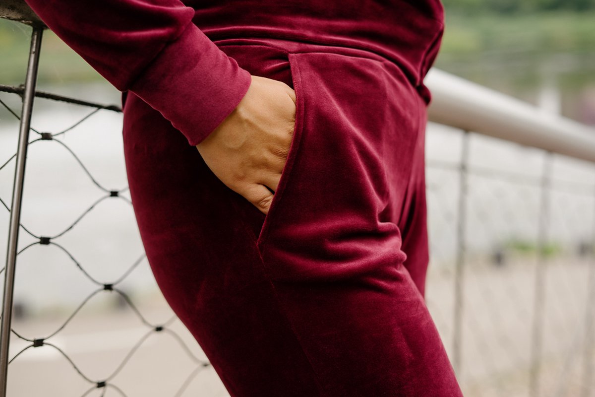 High Quality Women's Tracksuit / House Suit / Jogging Suit | Tracksuit | Fitness / Sports Clothing / Bordeaux L
