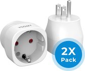 Voomy Travel Plug US 2x Pack - Travel Plug Type B