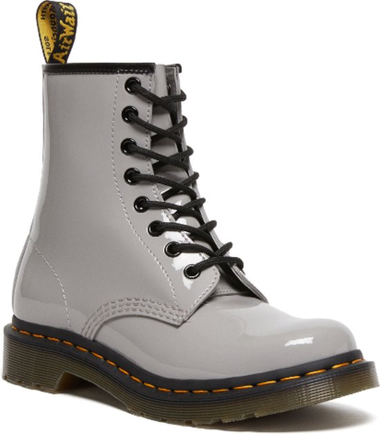 Dr. Martens 1460 Patent Lamper Damesboots Grijs Maat 41 bol