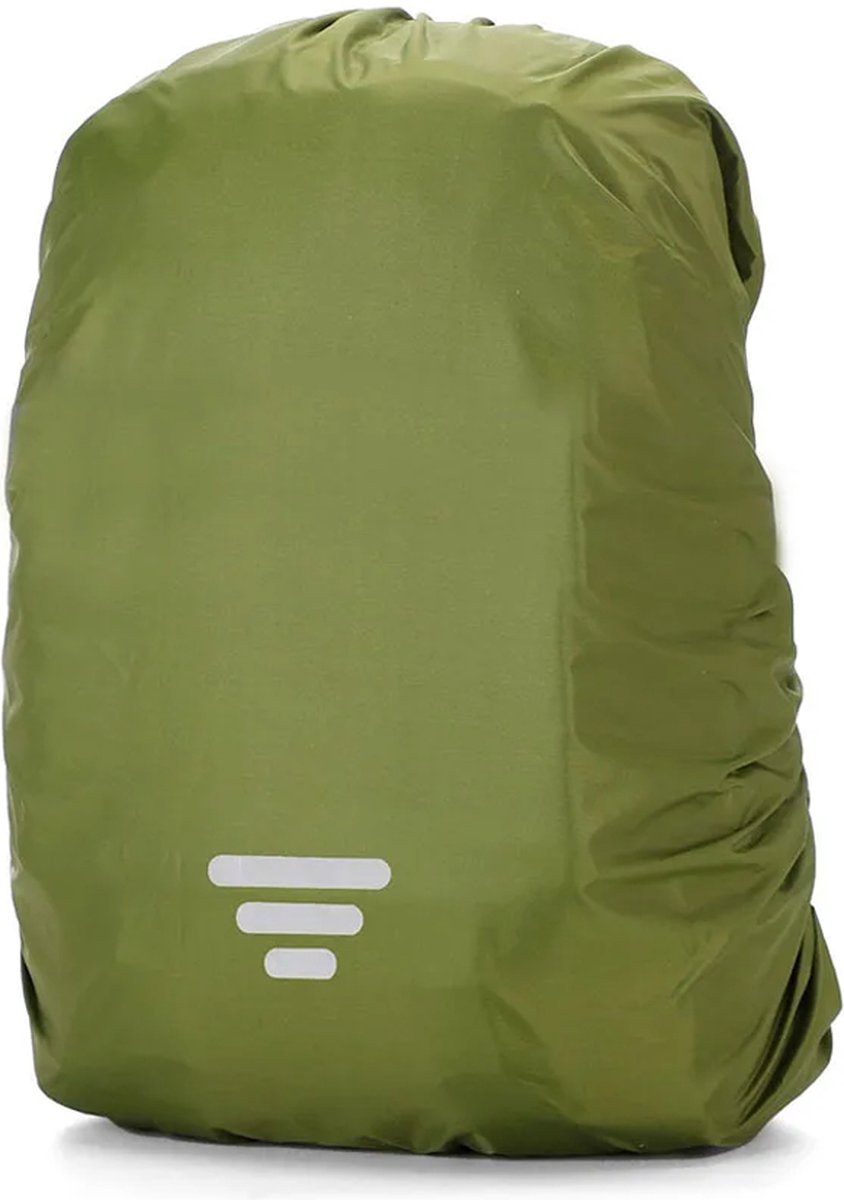 Regenhoes rugzak - Regen - Hoes - Reflecterend - 25 tot 40 liter - Medium - Groen