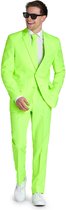OppoSuits Neon Lucky Lime - Costume pour homme - Vert fluo