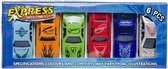 6 STUKS Sportauto’s - Raceauto's - Uitdeelcadeaus - Speelgoed voor Kinderen - Traktatie