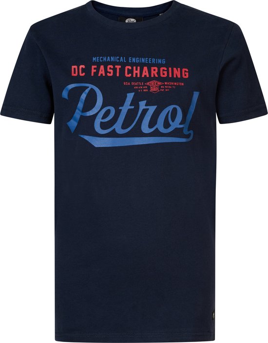 Petrol Industries - T-shirt Garçons Artwork Shore - Blauw - Taille 176