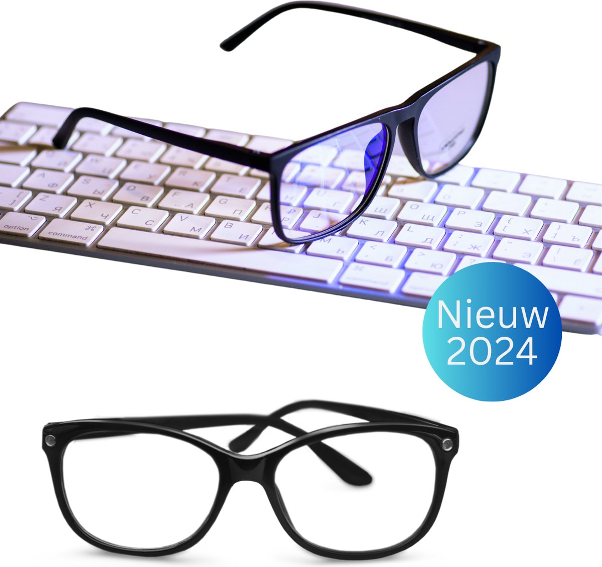 Blauw Licht Bril Zonder Sterkte - Blauw Licht Bril - Computerbril - Bril met blauw licht filter - Beeldschermbril