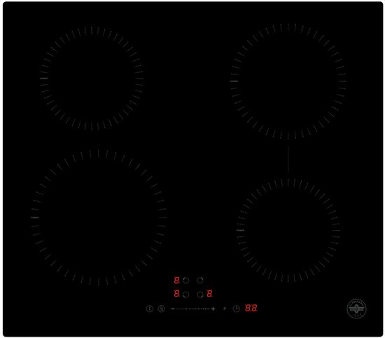La Germania PLG64I1B26NV inductie kookplaat 60cm inbouw, 4 zones