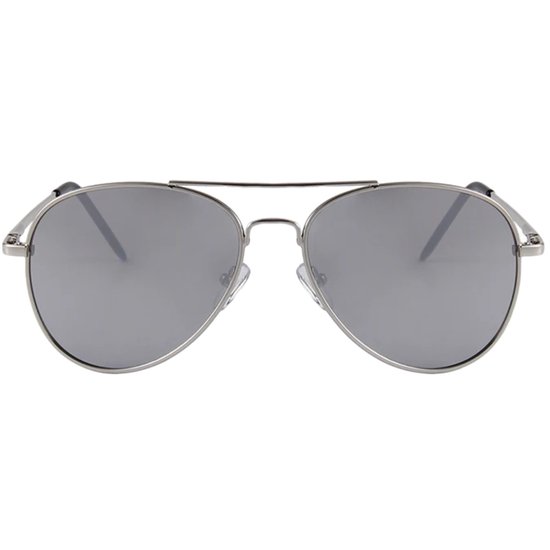 Fako Sunglasses® - Pilotenbril - Piloot Zonnebril - Heren Zonnebril - Dames Zonnebril - Model Bruce - Zilver - Zilver van Fako Sunglasses® — afbeelding 2