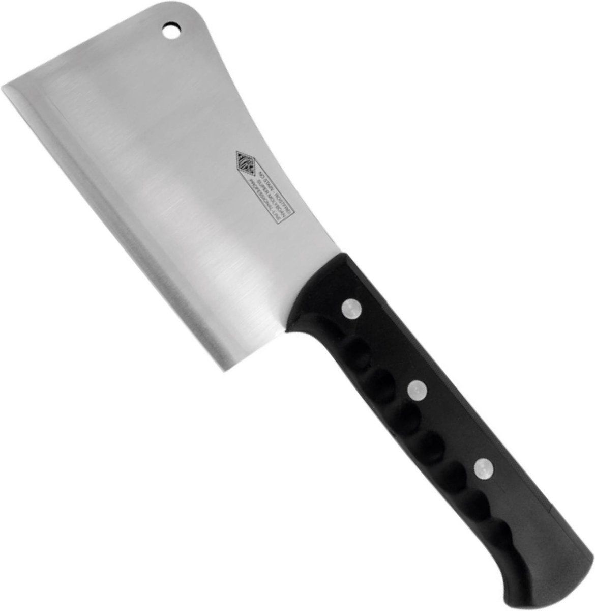 Eikaso Solingen Solingen Hakmes 22 cm – RVS Lemmet – Ergonomisch Zwart Heft