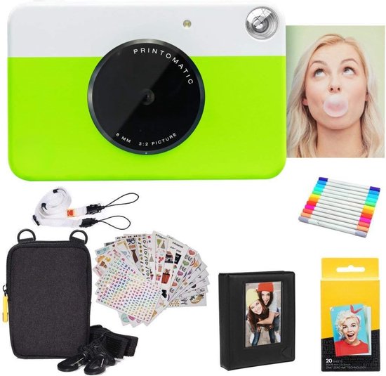 Equivera Polaroid Camera - Starterpack - Polaroid Printer - Poleroid Camera - Poloroid Camera