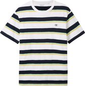 TOM TAILOR striped t-shirt Heren T-shirt - Maat L