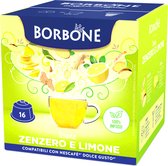 Caffè Borbone Selection - Dolce Gusto - Thee Gingembre Citroen - Zenzero e Limone - 16 capsules
