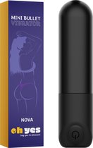 OHYES® Bullet Vibrator - Vibrators voor Vrouwen - Clitoris Stimulator - Sex Toys voor vrouwen - 10 standen Mini Vibrator - Nova