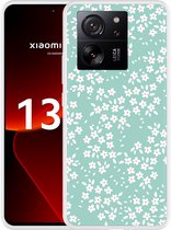 Cazy Hoesje geschikt voor Xiaomi 13T/13T Pro Lente Bloesems