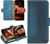 Bouletta geschikt voor Samsung Galaxy S24 lederen BookCase hoesje - Midnight Blue