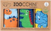 Zoocchini set van 3 oefenbroekjes - 100% organic katoen - Jurassic Pals - Jongens - 2-3 jaar