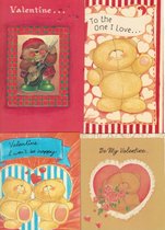 Cartes Saint-Valentin - ensemble de 10 - Hallmark - Cartesse - Andrew Brownsword - Vintage - amour - je t'aime - cartes de vœux