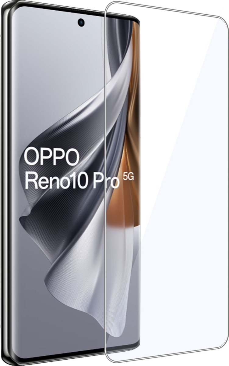 Geschikt voor OPPO Reno 10 / 10 Pro - Screenprotector - Beschermglas - GuardCover