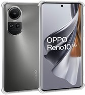 Geschikt voor OPPO Reno 10 - Hoesje - Shock Proof Case – Cover Transparant