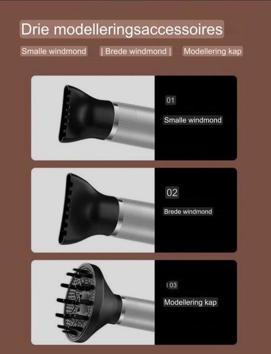 Professionele Fohn met Infrarood Diffuser - Ionische Haardroger ...