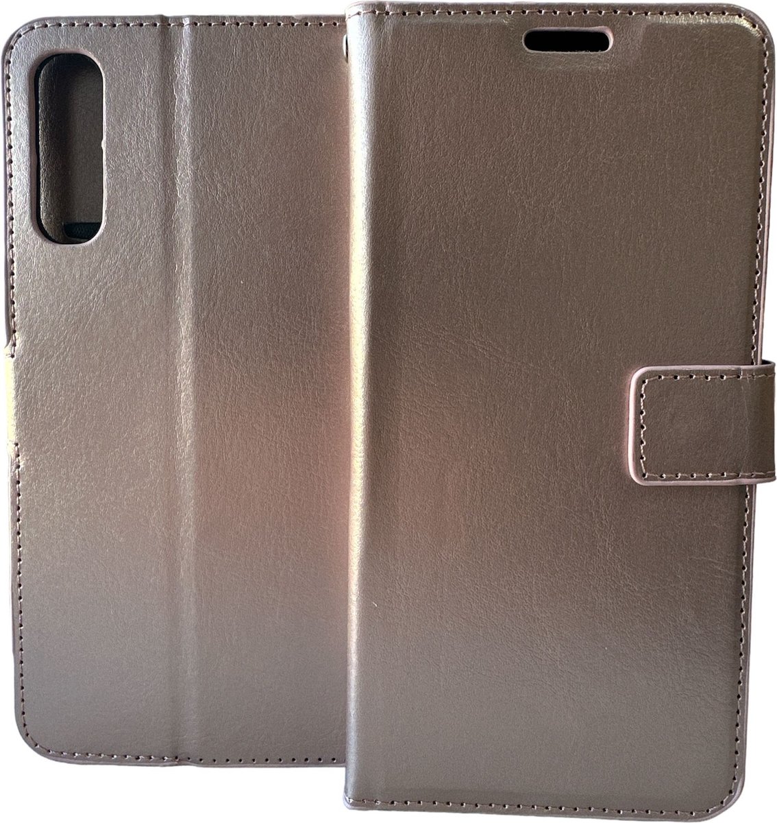 Portemonnee Book Case Hoesje Geschikt voor: Samsung Galaxy A70 & A70S - Rosegoud