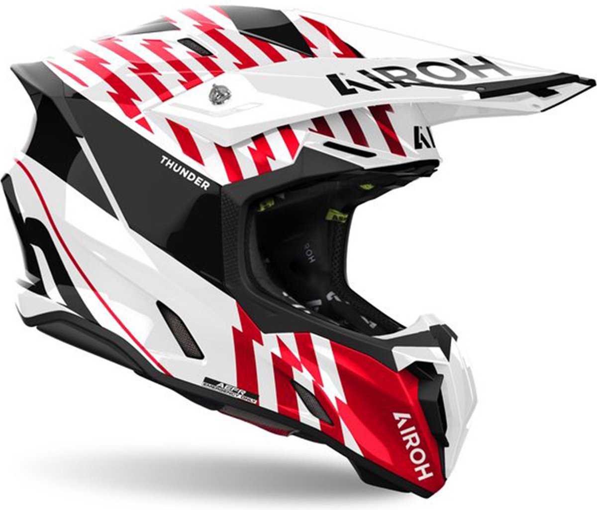 Airoh Twist 3.0 Thunder Red White L - Maat L - Helm