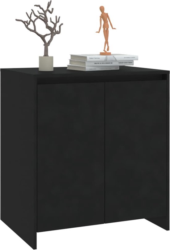 VidaXL Dressoir 70x41x75 cm bewerkt hout grijs sonoma eikenkleurig