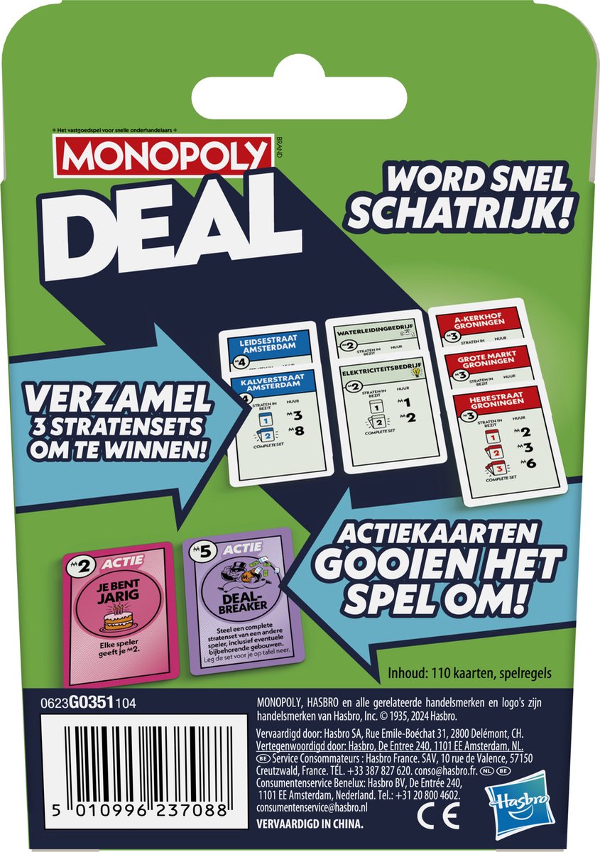 Monopoly Deal Kaartspel - Nederlandse Editie — afbeelding 9