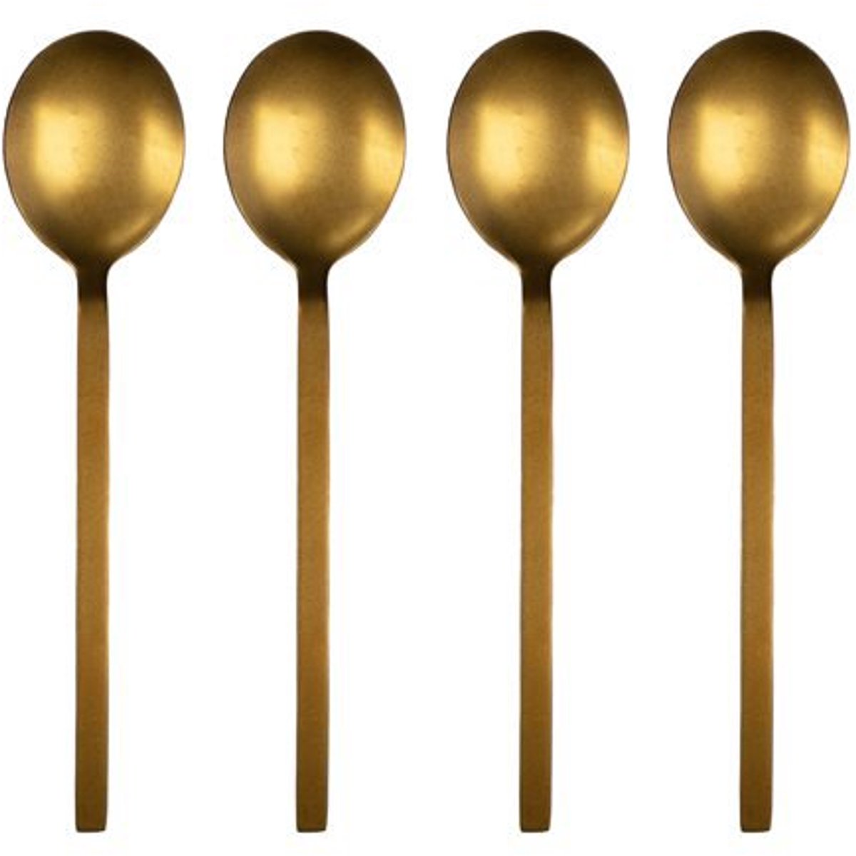 Leeff - Lepeltjes 'Charlot' (Set van 4, Roze Goud)