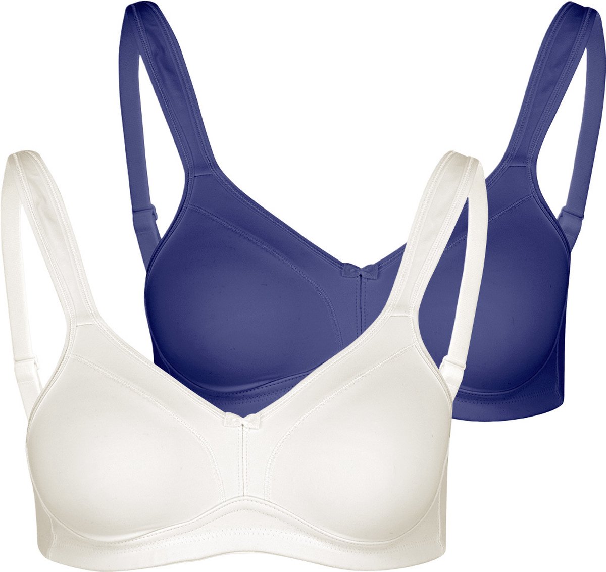 Susa bh zonder beugels 2 pack Comfort Topsy blue / champagne