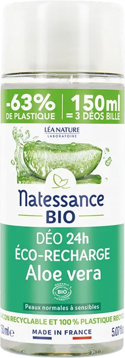 Goedkoopste Natessance Biologische Aloë Vera 24H Deo Navulling 150 ml