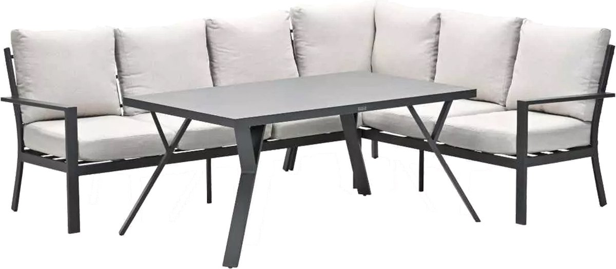 Garden Impressions Lounge Dining Set Senja Desert Sand - 3-delig Rechts