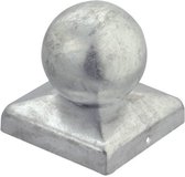 Wovar Capuchon de poteau Sphère galvanisée pour poteaux de 10 x 10 cm | Par pièce