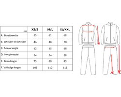 Fout trainingspak - Retro - Foute party kleding - 80s kostuum - Dames - Heren - Roze - Maat XL/XXL