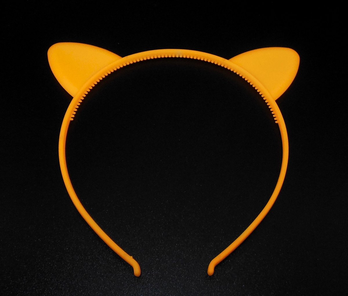 Diadeem met oren oranje - kinderfeestje - verjaardag
