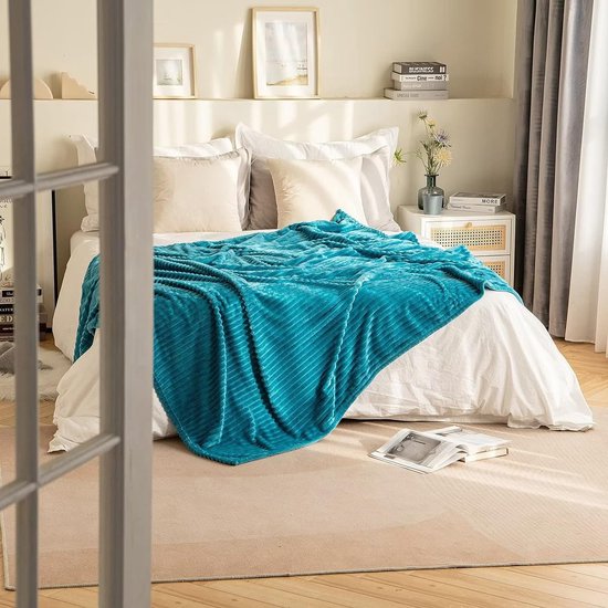 Fleece plaid deken voor bank bank of bed gezellige zachte dekens sterrenhemel met lantaarns
