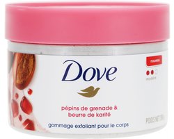 Dove Pomegranate Seeds & Shea Butter Exfoliating Body Scrub - Lichaamsscrub - Bad & Douche - 298g