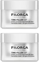 Filorga TIME-FILLER 5XP Rimpelcorrectiecrème Alle Soorten Set van 2 x 50 ml