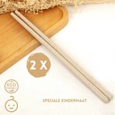 Kinder Eetstokjes - 2 Paar - 15cm - Herbruikbare Chopsticks - Sushistokjes - Vaatwasserbesendig - Gemaakt van duurzaam Tarwevezel